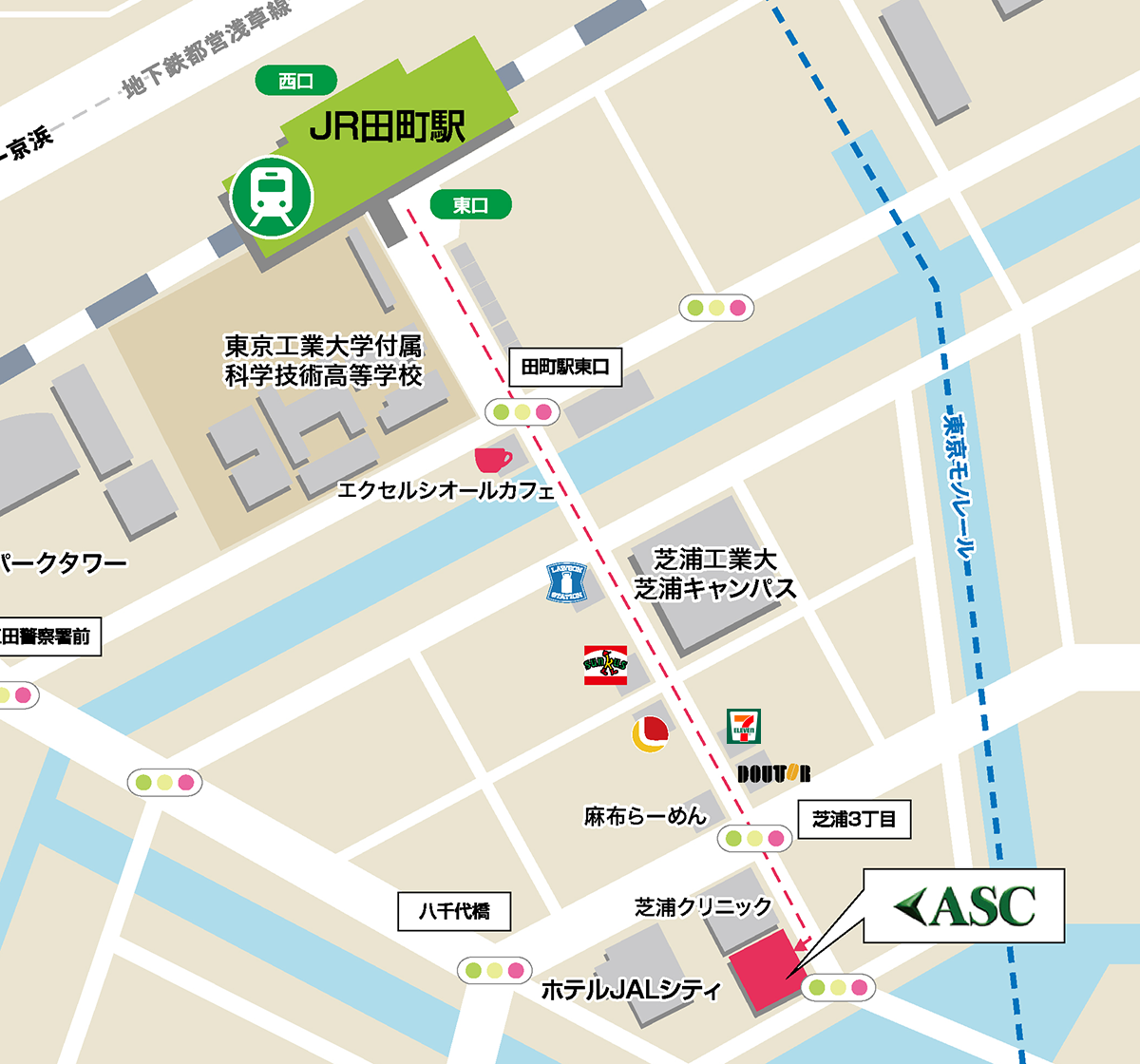ASCの地図